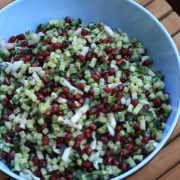 Pomegranate and cucumber Salad